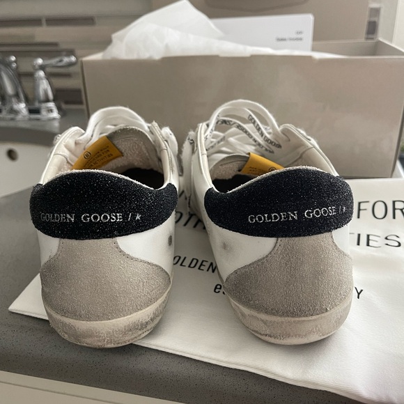 Golden Goose superstar classic white silver black size 40 - Picture 7 of 8